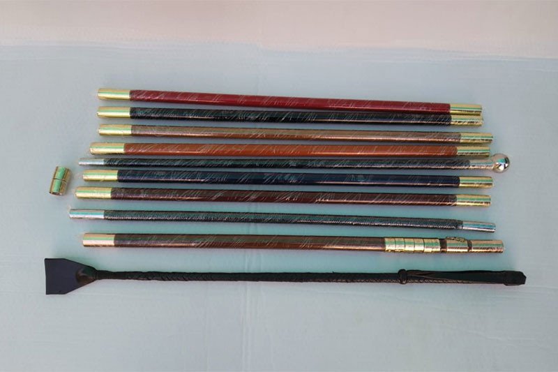 Officers Cane With Box